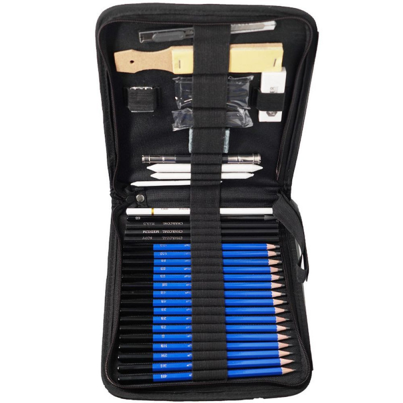 Sketching Drawing Set Pencils Case 37in1 KP-C72B Sketching Drawing Set Pencils Case 37in1 KP-C72B