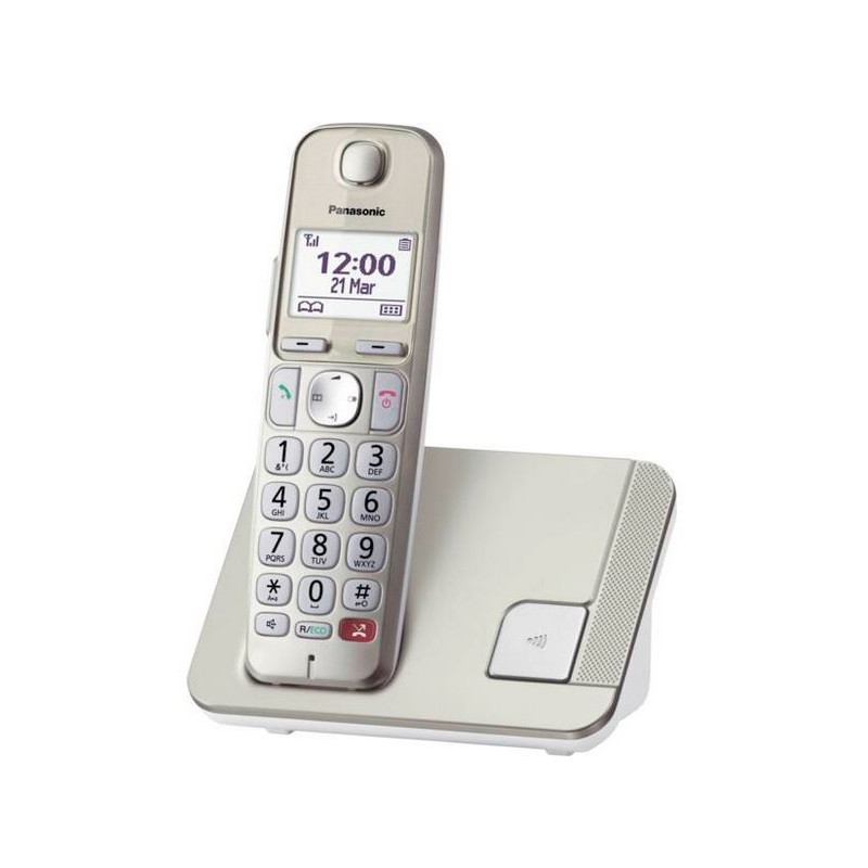 PANASONIC KX-TGE250GN champagner - Großtasten-Schnurlostelefon