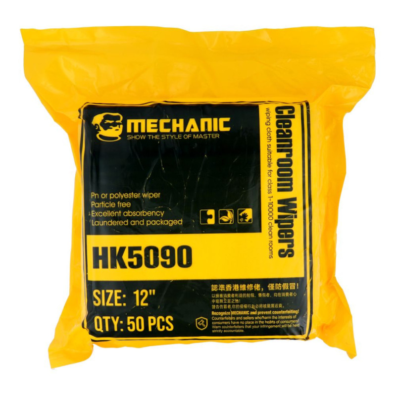 MECHANIC Microfibre wipes 30x30cm (x50)