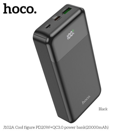 Powerbank Hoco 20000 mAh QC3.0 PD 3A 20W J102A black
