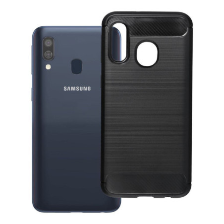 Case for Samsung A40 Carbon 2.0 black