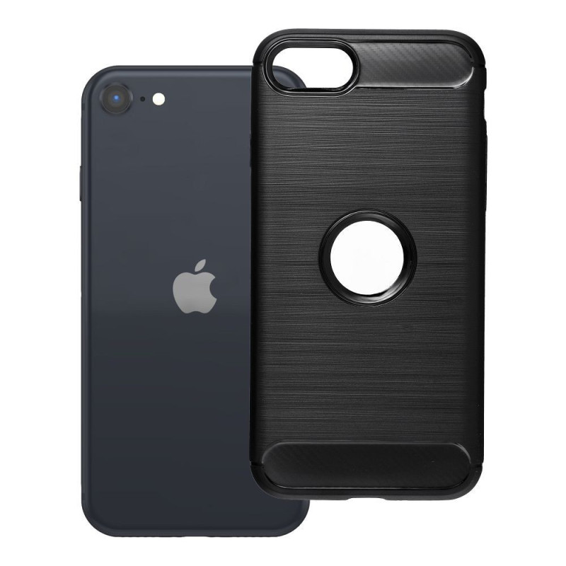 Case for iPhone SE 2022 Carbon 2.0 black Case for iPhone SE 2022 Carbon 2.0 black