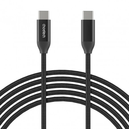 CABLE USB-C / USB-C 100 cm 240W black (für LADEN + DATEN)