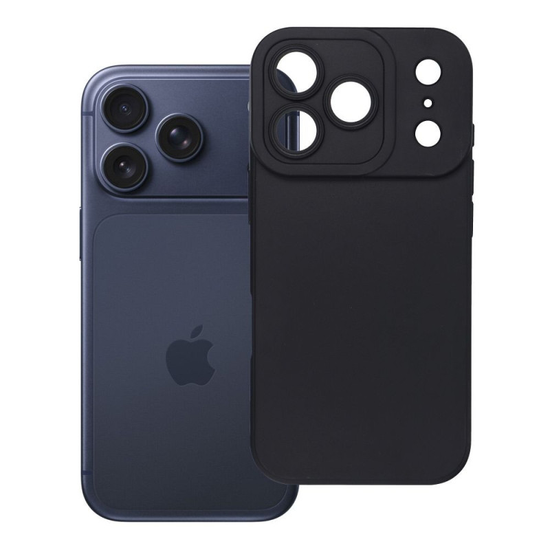Case for iPhone 17 Pro / 18 Pro (low camera edge) Matt 2.0 black