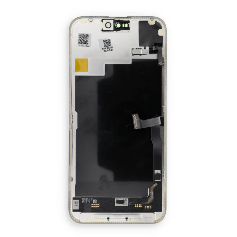 FixCell LCD Display for IPHONE 15 PRO MAX SOFT OLED 120Hz  Proximity light sensor flex cable (Diagnosable: Used)