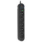 Extension cord 5 sockets Art F2115 5 m black