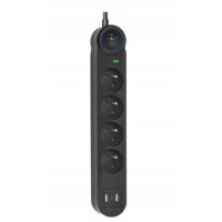 Extension cord 4 sockets + 2 x USB A + USB C Art FU810 1