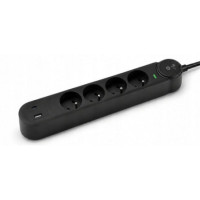 Extension cord 4 sockets + USB A + USB C Art FU915 3 m black