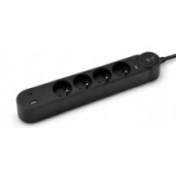Extension cord 4 sockets + USB A + USB C Art FU915 3 m black