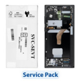 ServicePack LCD Display SAMSUNG S22 Ultra S908 Graphite GH82-27488E