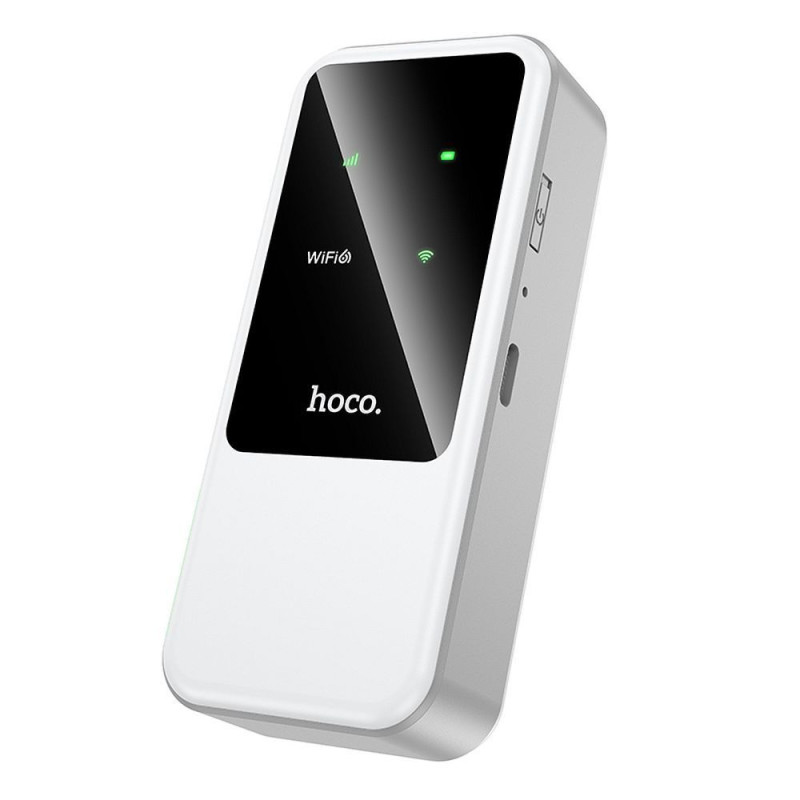Wireless router 4G LTE WiFi 6 Hoco HI42 bia┼éy