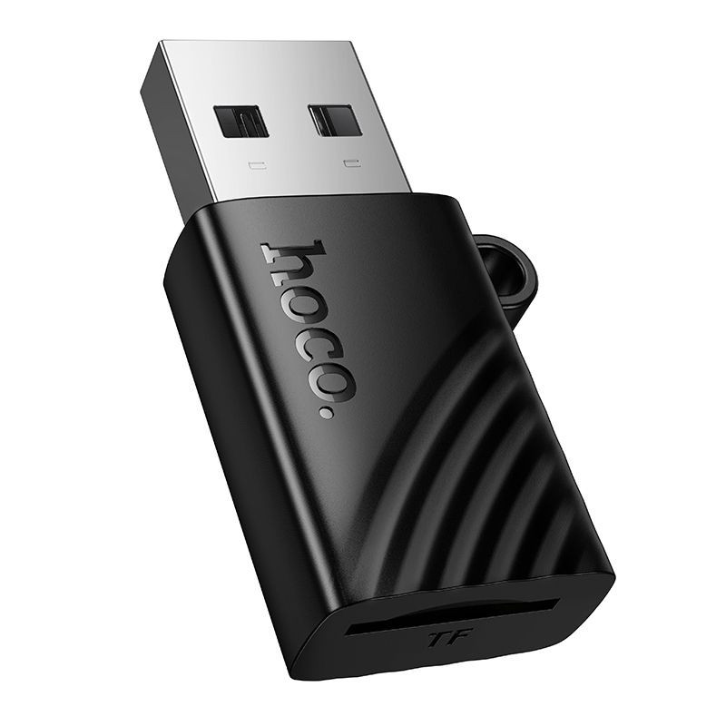 Card reader TF USB-A Hoco HB53 black Card reader TF USB-A Hoco HB53 black