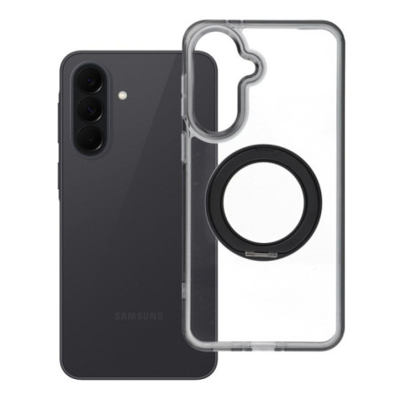 Case for Samsung A37 Frame Circle Stand compatible with MagSafe black