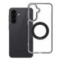 Case for Samsung A37 Frame Circle Stand compatible with MagSafe black