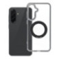 Case for Samsung A36 Frame Circle Stand compatible with MagSafe black
