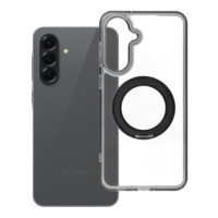 Case for Samsung A56 Frame Circle Stand compatible with MagSafe black