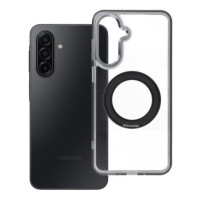 Case for Samsung A17 / A18 Frame Circle Stand compatible with MagSafe black