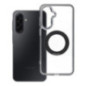 Case for Samsung A17 / A18 Frame Circle Stand compatible with MagSafe black