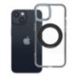 Case for iPhone 14 Frame Circle Stand compatible with MagSafe black