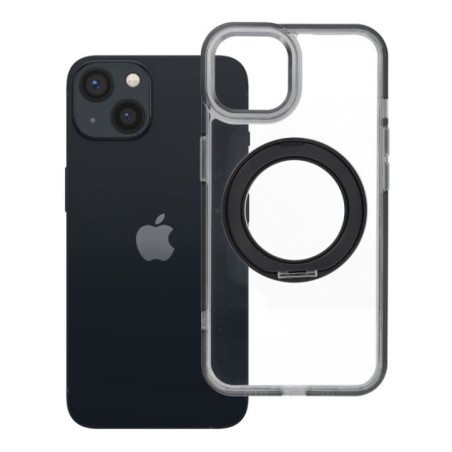 Case for iPhone 13 Frame Circle Stand compatible with MagSafe black