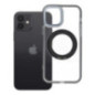Case for iPhone 12 Frame Circle Stand compatible with MagSafe black