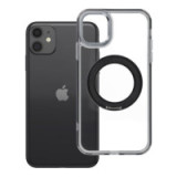 Case for iPhone 11 Frame Circle Stand compatible with MagSafe black