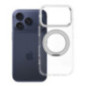 Case for iPhone 17 Pro / 18 Pro Frame Circle Stand compatible with MagSafe transparent