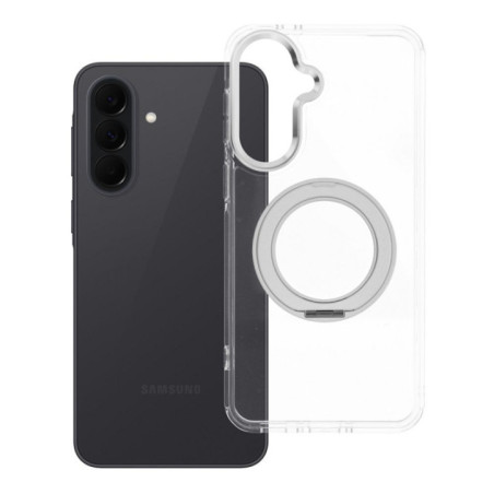 Case for Samsung A37 Frame Circle Stand compatible with MagSafe transparent