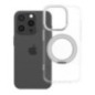Case for iPhone 15 PRO Frame Circle Stand compatible with MagSafe transparent