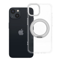 Case for iPhone 13 Frame Circle Stand compatible with MagSafe transparent