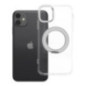 Case for iPhone 11 Frame Circle Stand compatible with MagSafe transparent