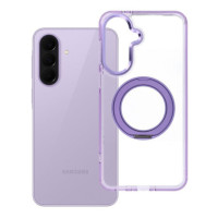 Case for Samsung A37 Frame Circle Stand compatible with MagSafe purple