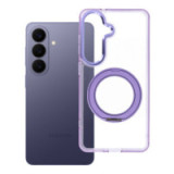 Case for Samsung S26 Frame Circle Stand compatible with MagSafe purple