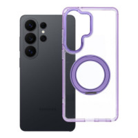 Case for Samsung S26 Ultra Frame Circle Stand compatible with MagSafe purple