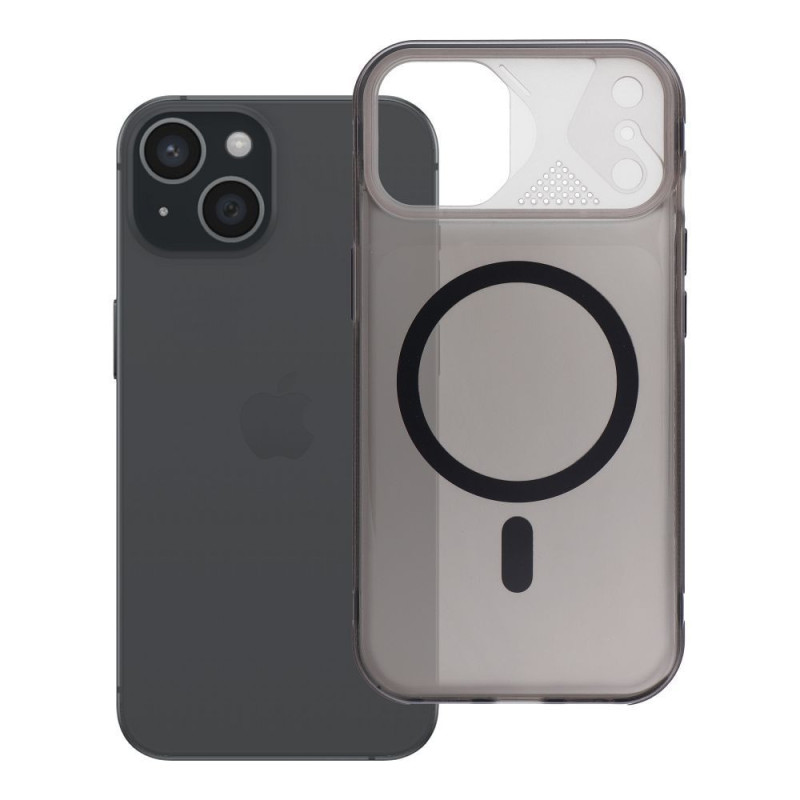 Case for iPhone 15 Aurora compatible with MagSafe black Case for iPhone 15 Aurora compatible with MagSafe black