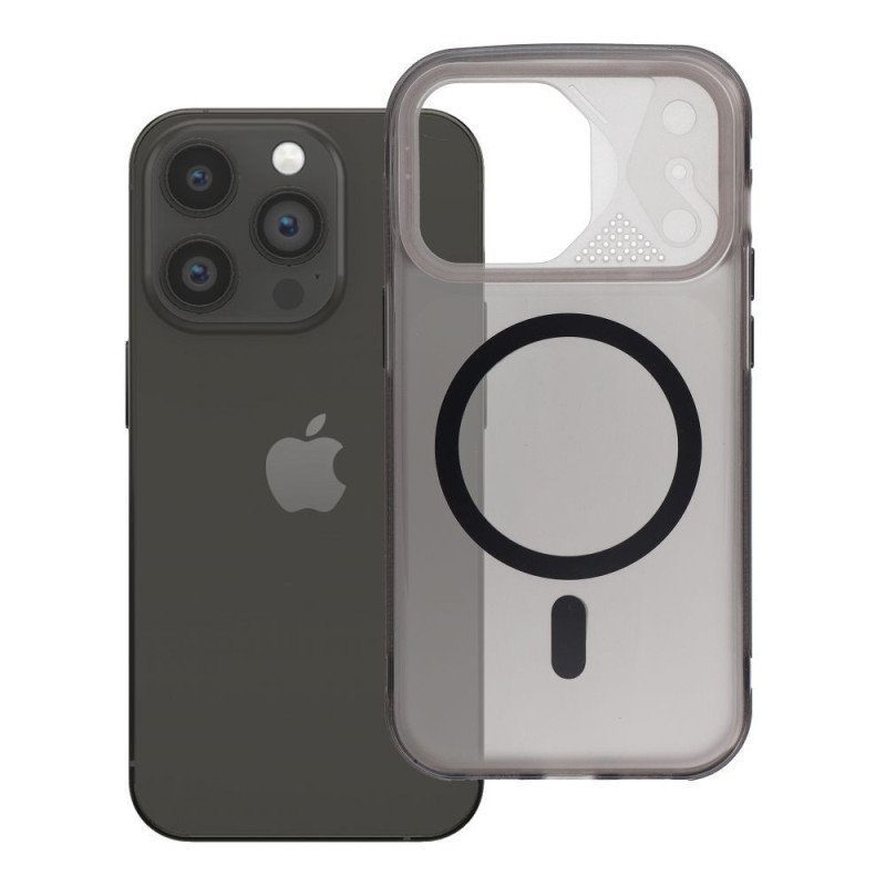 Case for iPhone 14 PRO Aurora compatible with MagSafe black