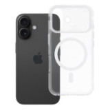 Case for iPhone 16 Aurora compatible with MagSafe white