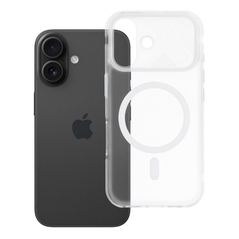 Case for iPhone 16 Aurora compatible with MagSafe white Case for iPhone 16 Aurora compatible with MagSafe white