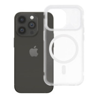 Case for iPhone 14 PRO Aurora compatible with MagSafe white