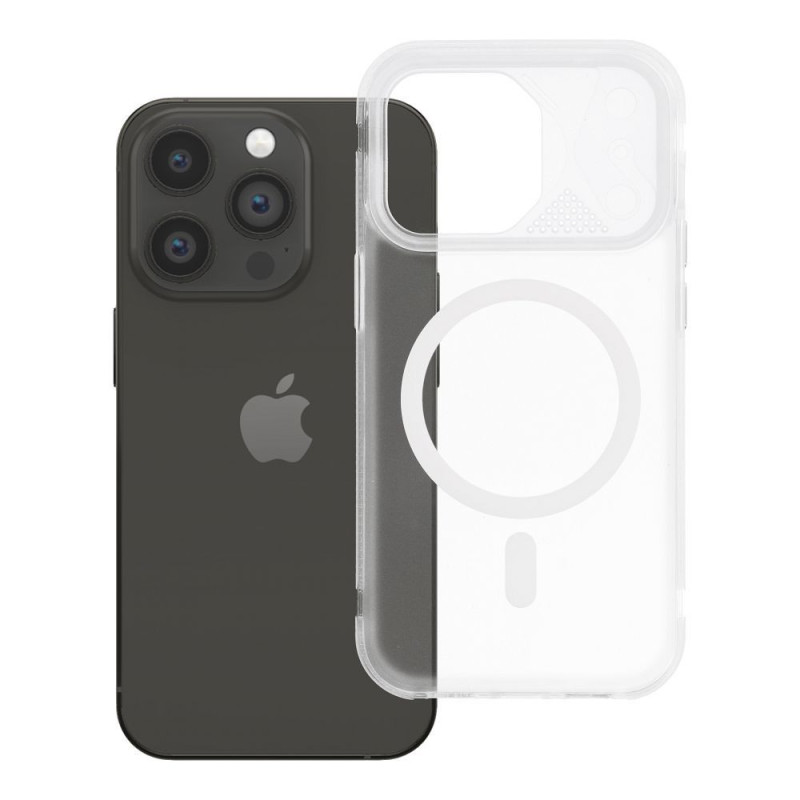 Case for iPhone 14 PRO Aurora compatible with MagSafe white Case for iPhone 14 PRO Aurora compatible with MagSafe white