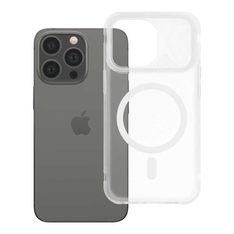 Case for iPhone 13 PRO Aurora compatible with MagSafe white Case for iPhone 13 PRO Aurora compatible with MagSafe white