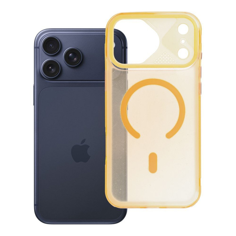 Case for iPhone 17 Pro Max Aurora compatible with MagSafe orange Case for iPhone 17 Pro Max Aurora compatible with MagSafe orange