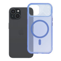 Case for iPhone 15 Aurora compatible with MagSafe blue