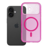 Case for iPhone 16 Aurora compatible with MagSafe pink