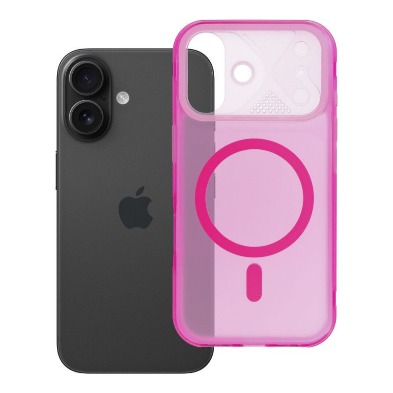 Case for iPhone 16 Aurora compatible with MagSafe pink Case for iPhone 16 Aurora compatible with MagSafe pink