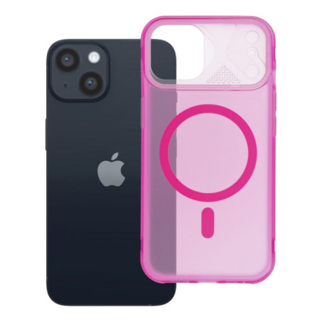 Case for iPhone 14 Aurora compatible with MagSafe pink