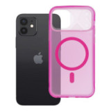Case for iPhone 12 Aurora compatible with MagSafe pink