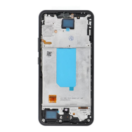 REWA lcd display for SAMSUNG A34 5G OLED black with frame