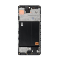 FIXCELL lcd display for SAMSUNG A51 4G AMOLED with frame  black (change glass)