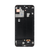 FIXCELL lcd display for SAMSUNG A50 AMOLED with frame  black (change glass)